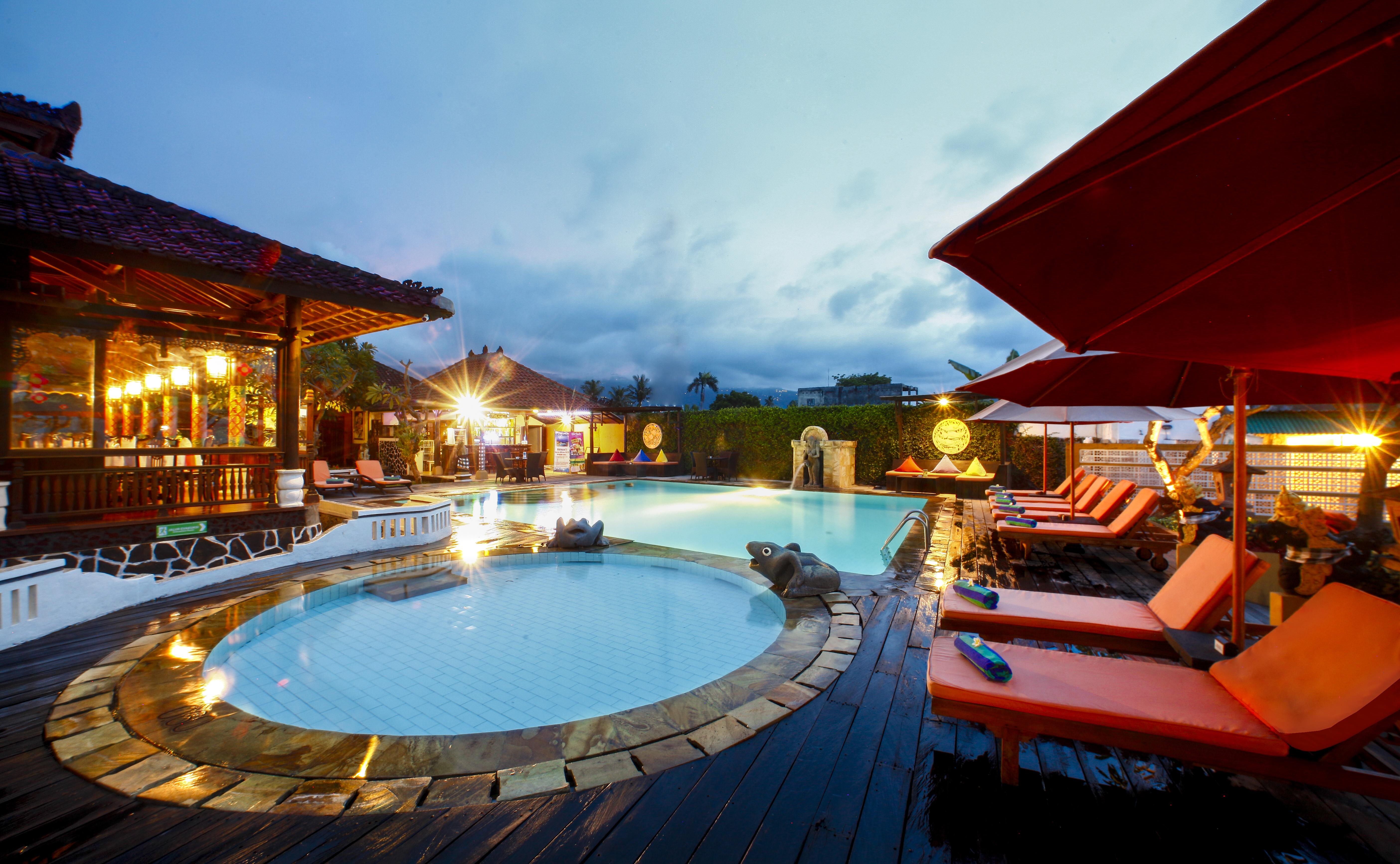 Bali Taman Beach Resort & Spa Lovina Pabean Buleleng Eksteriør bilde